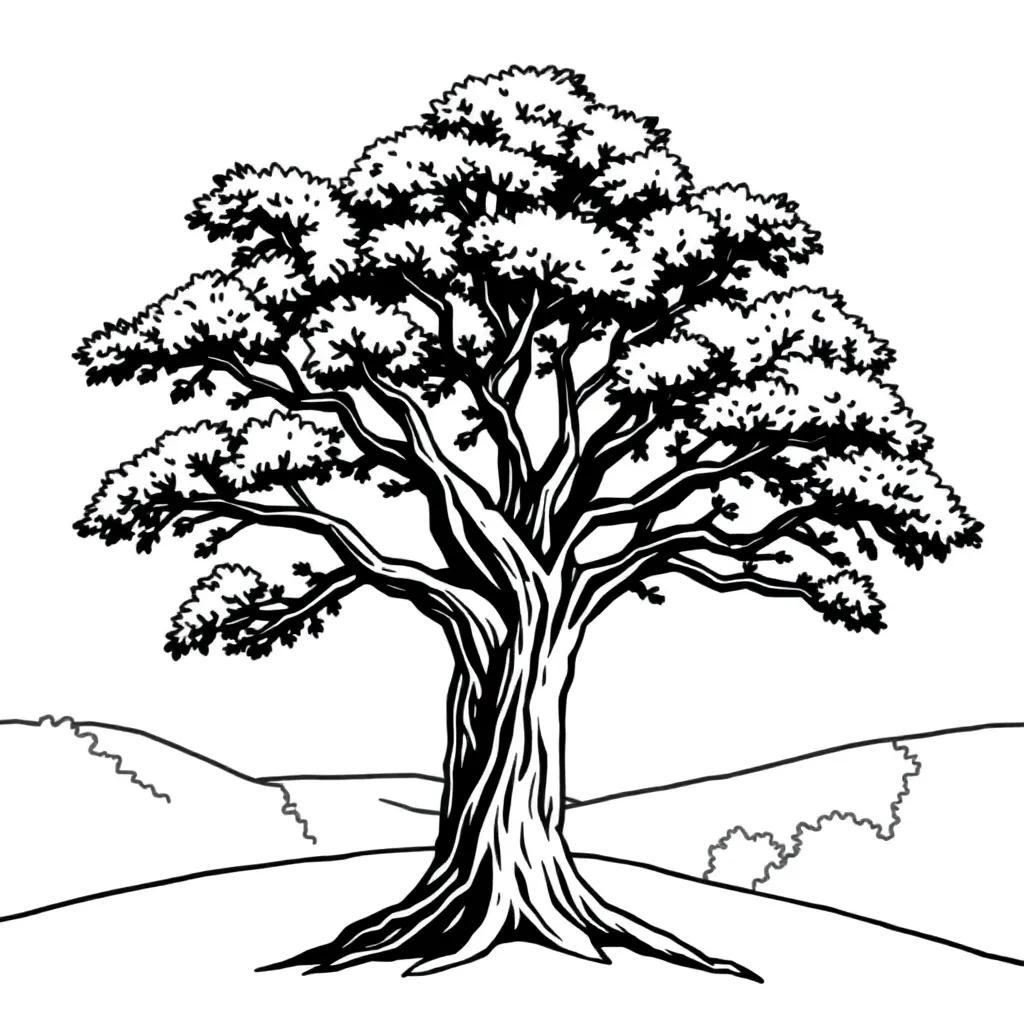 Tree Coloring Pages Free