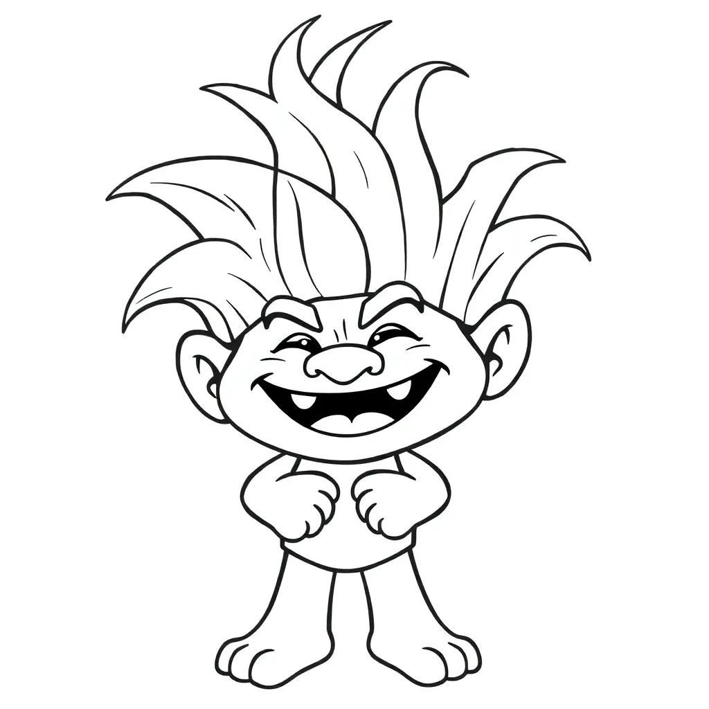 Trolls 3 Coloring Pages
