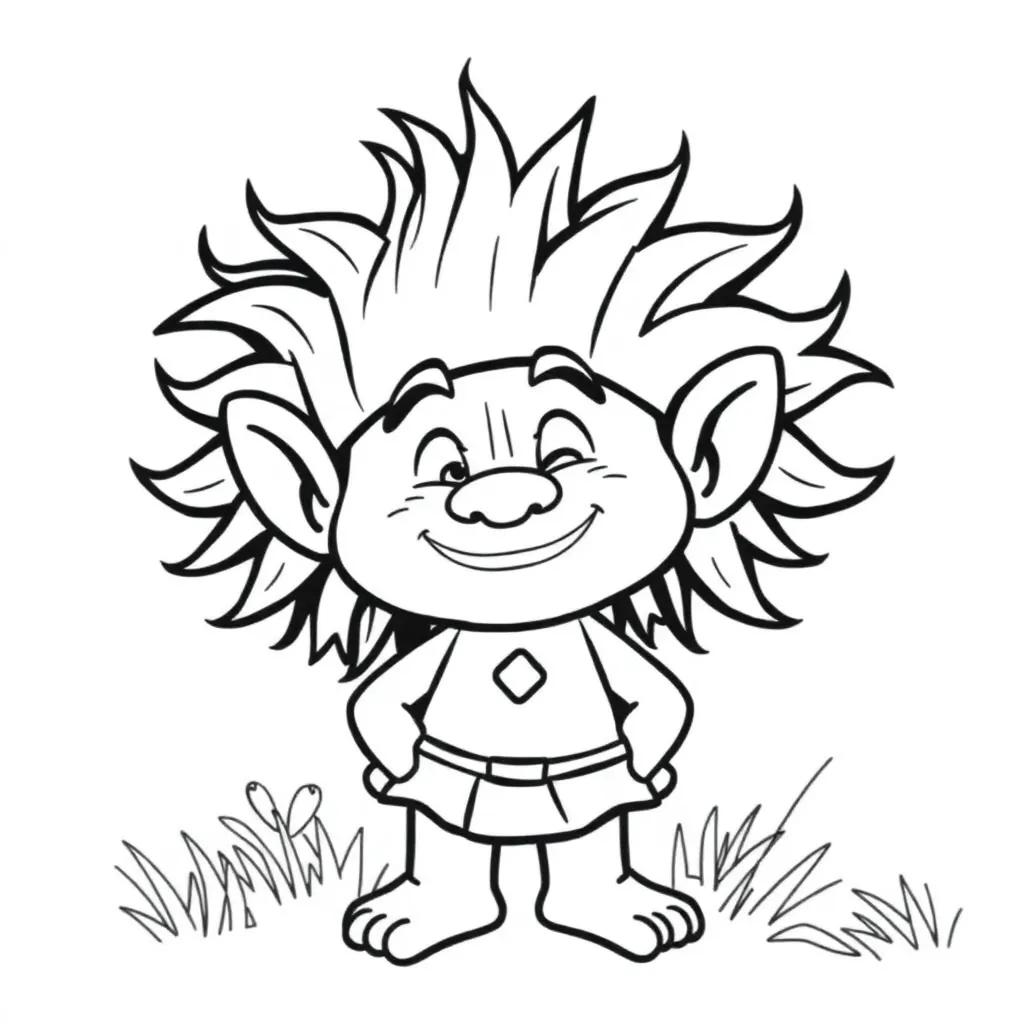 Trolls Coloring Pages Free