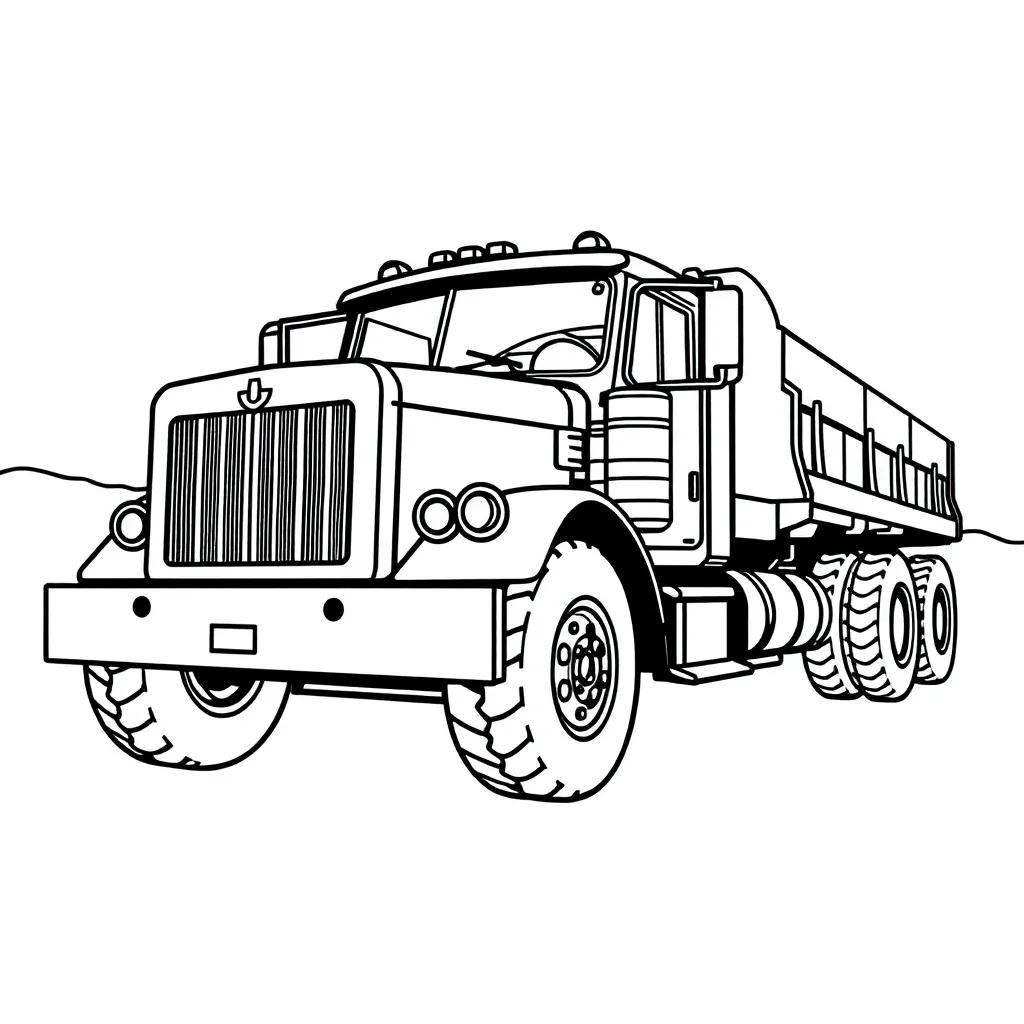 Truck Coloring Pages Pdf