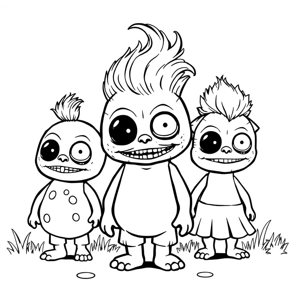 Ugly Dolls Coloring Pages