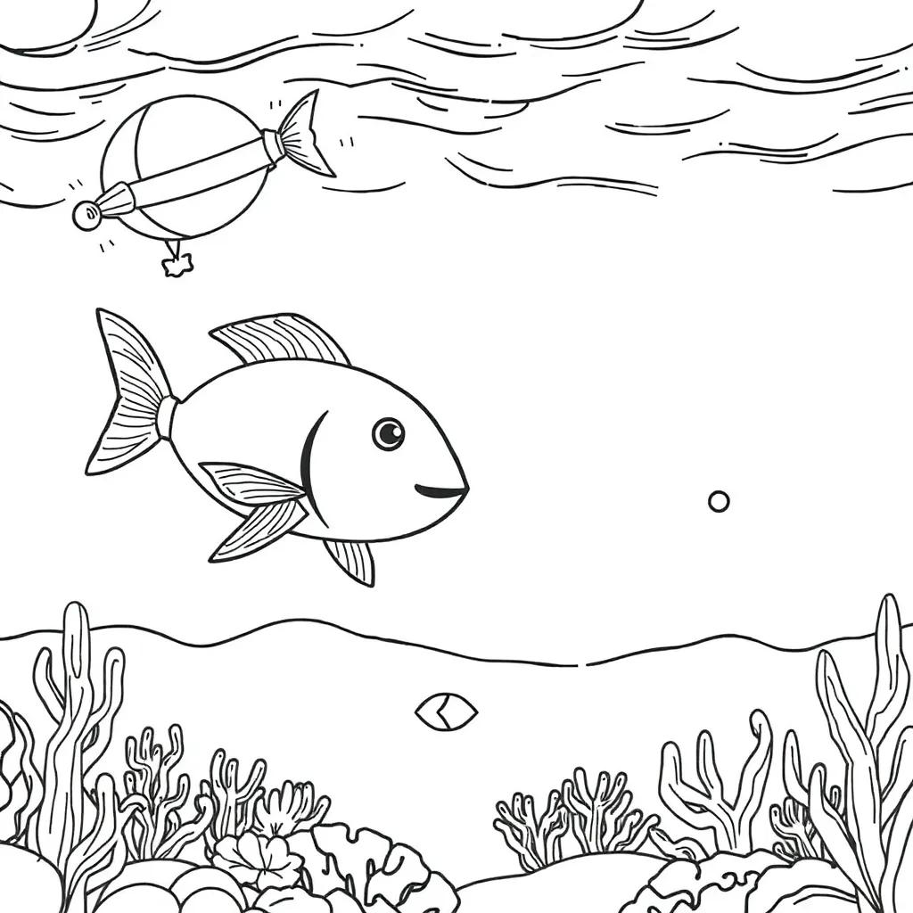 Under The Sea Printable Coloring Pages