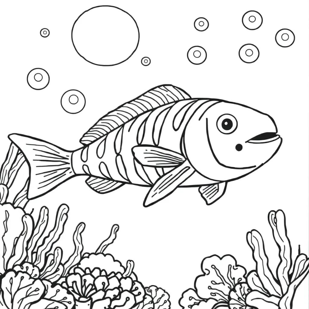 Undersea Coloring Pages Printable