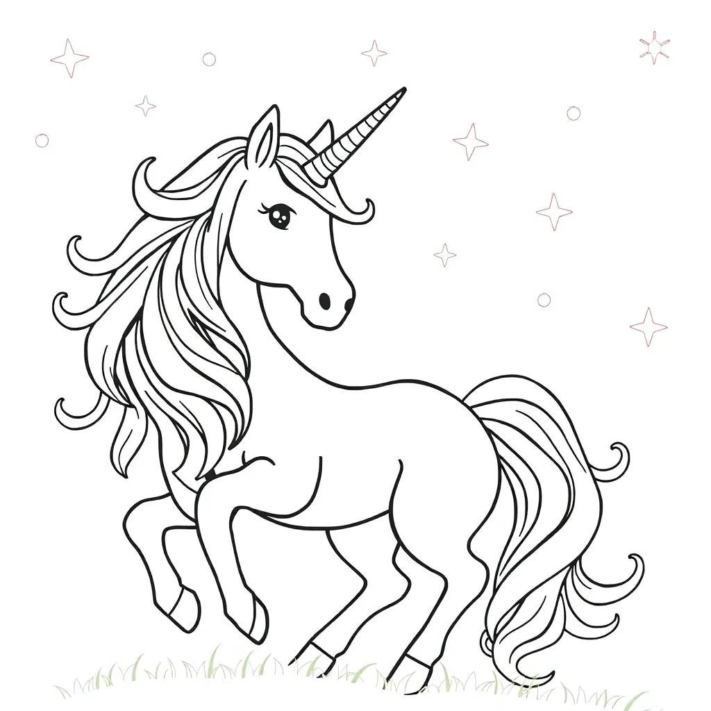 Unicorn Coloring Pages Pdf
