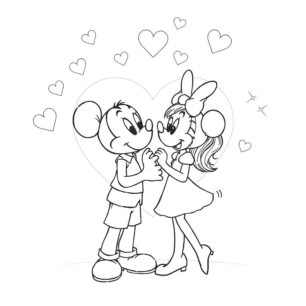Valentines Day Disney Coloring Pages Valentines Day Disney Coloring Pages