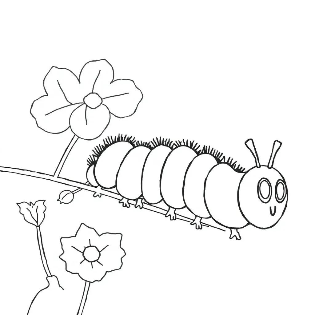 The Very Hungry Caterpillar Coloring Pages