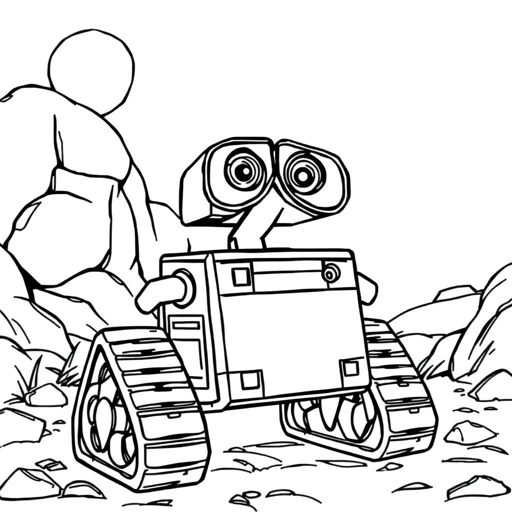 Wall-E Coloring Pages