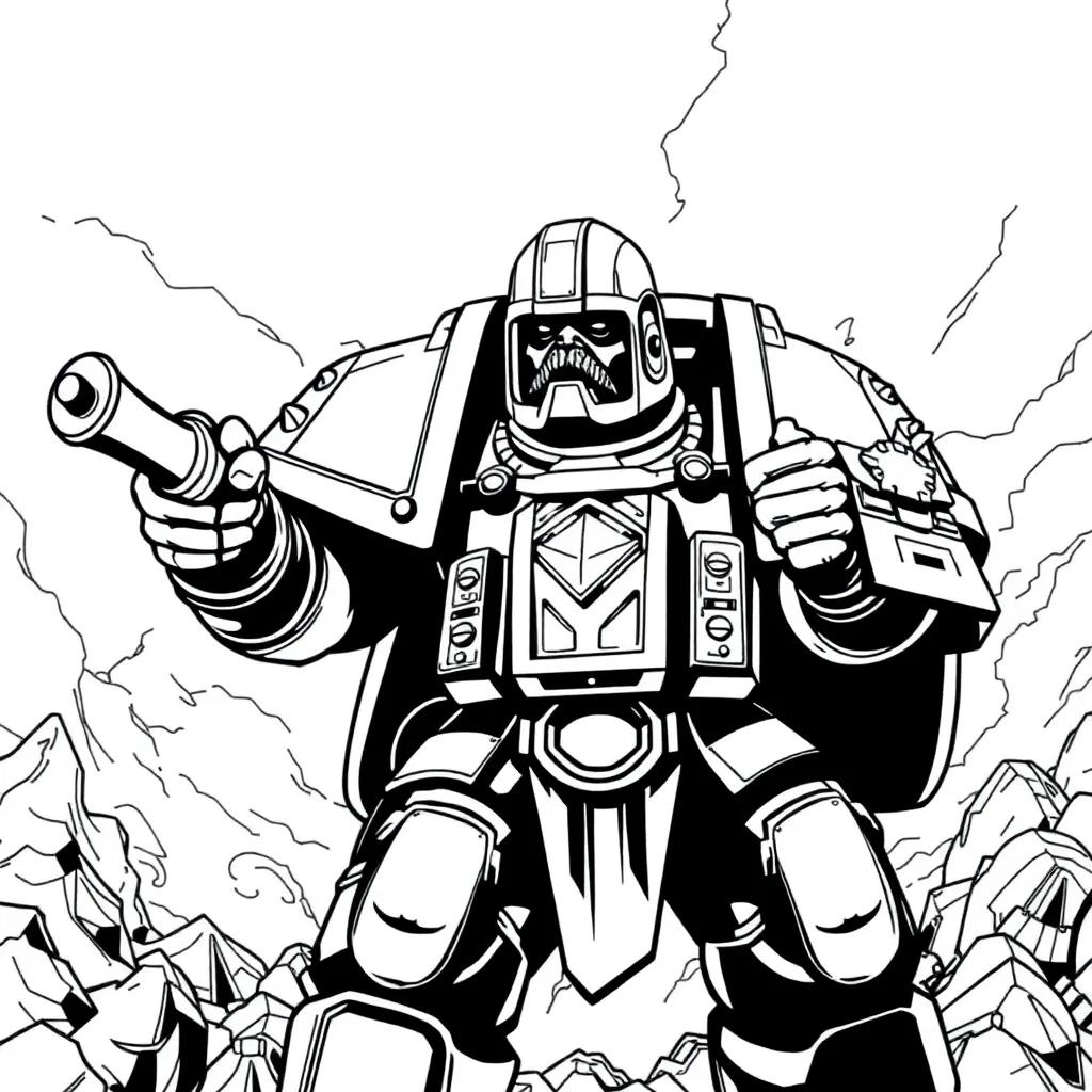 Warhammer 40k Coloring Pages