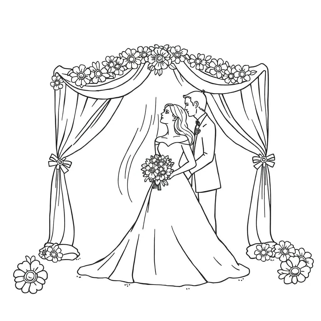 Wedding Coloring Pages Printable