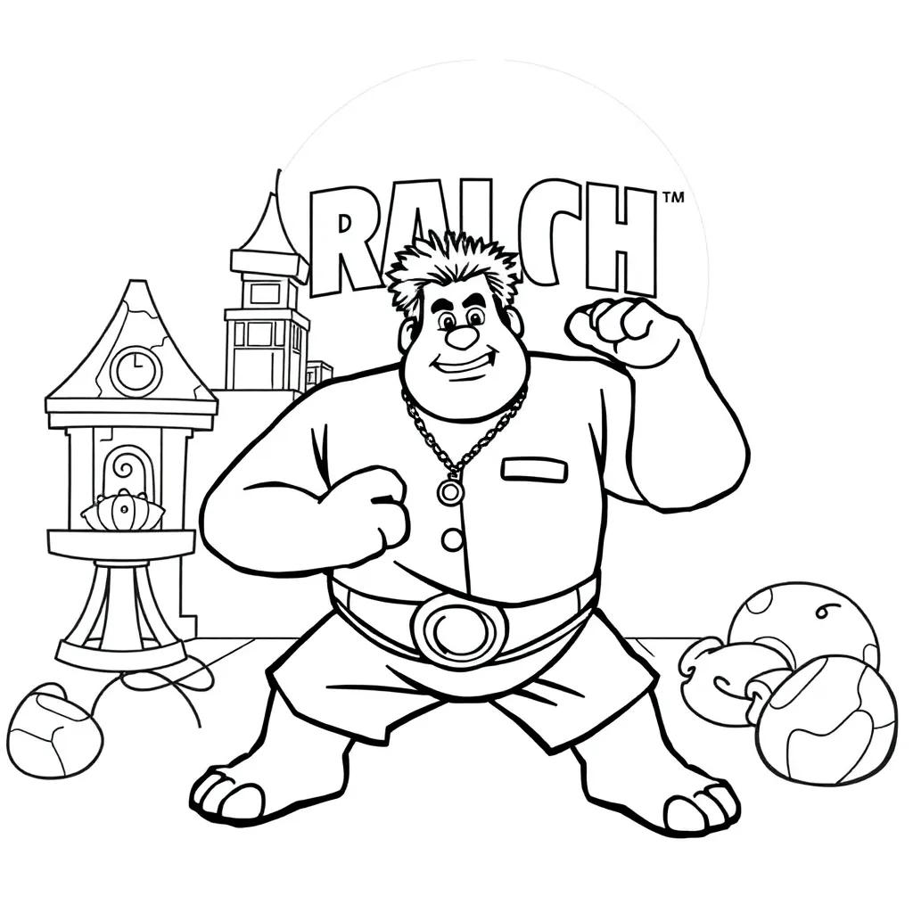 Wreck It Ralph Color Pages
