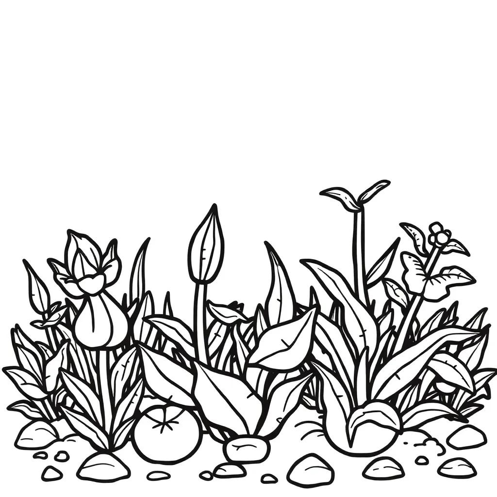 Zombie Plants Coloring Pages